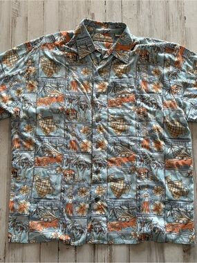 Munsingwear Hawaiian Shirt Size Large